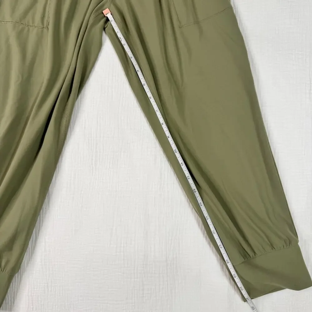 Athleta Salutation Cargo Jogger Pants Women's XS Olive Green Athleisure Pilates - Picture 6 of 16